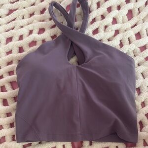 Women's Lululemon Purple Key Halter Top